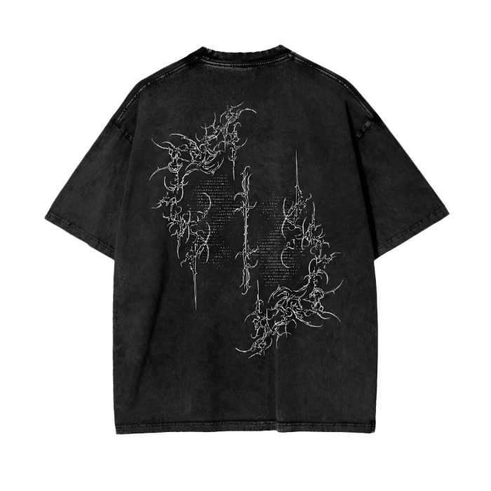 Acid Wash Oversize T-Shirt - 250 GSM